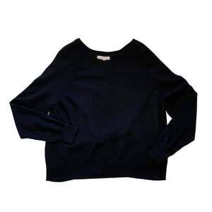Banana Republic Black Wool Blend Round Neck Sweater Size XL